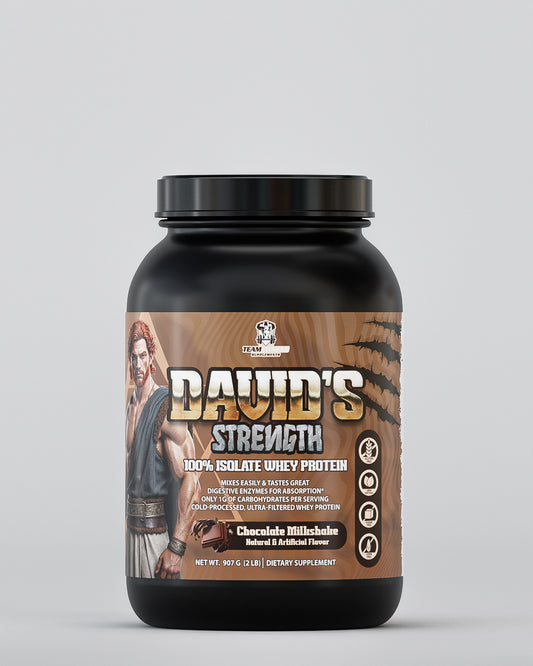 David's Strength 100% Isolate Whey Protein 2LB